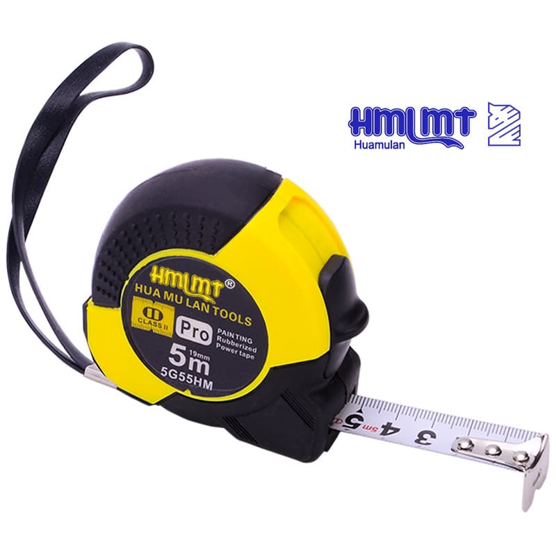 Rubber-Protected Steel Tape Measure A02R2 5M